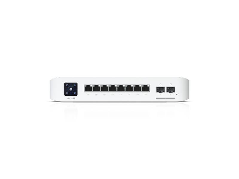 Ubiquiti PoE  Switch UniFi USW-PRO-8-POE 10 Port Professional 8 PoE-Switch
