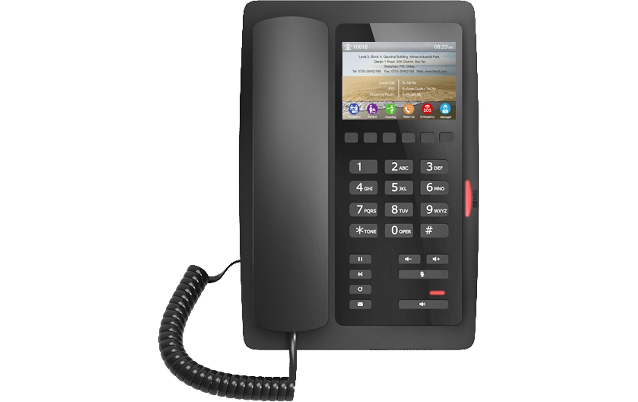 Tischtelefon H5W SchwarzFanvil H5W WiFi IP-Telefon