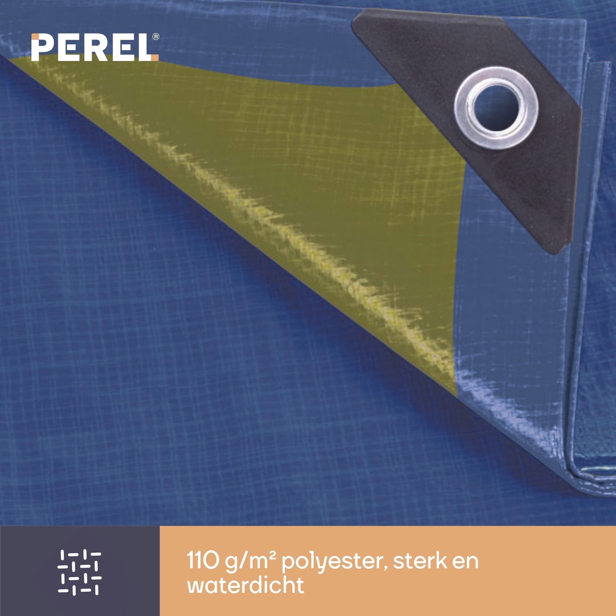 Perel 110 g/m2 grondzeil - 800 x 1000 cm