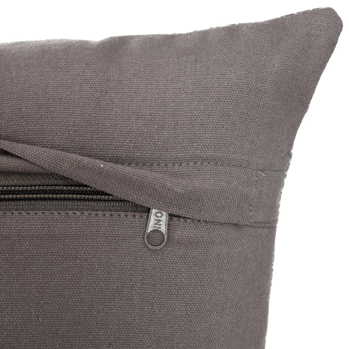 COUSSIN MOTIF OTTO GRIS 30X50CM