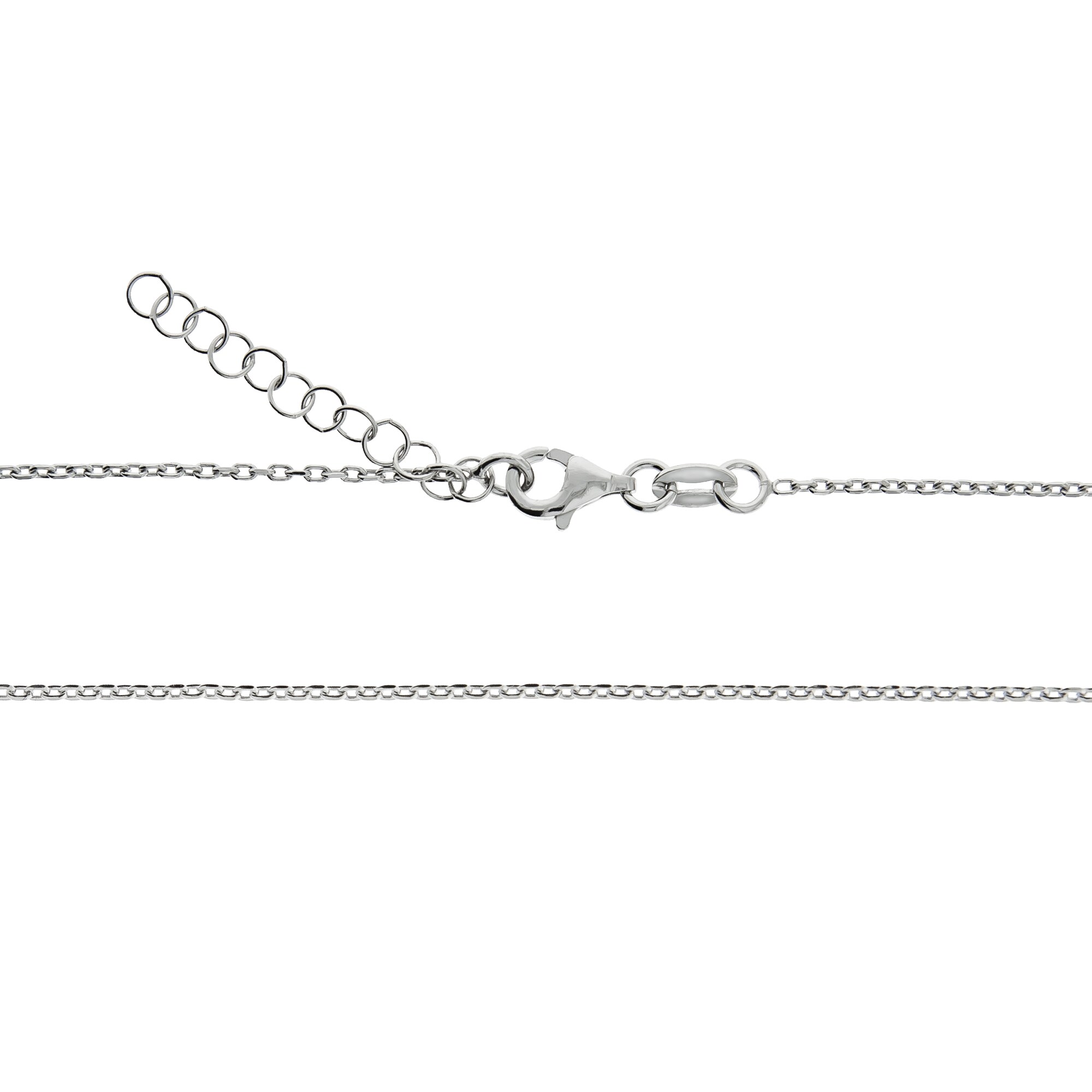 Diamonds by Ellen K. Halskette Silber 925 mit 1x Diamant 0,008ct. Buchstabe B