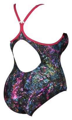 Maillot de Bain 1-Pièce Large Femme Arena Mountains Texture Light Drop Back One Piece Plus
