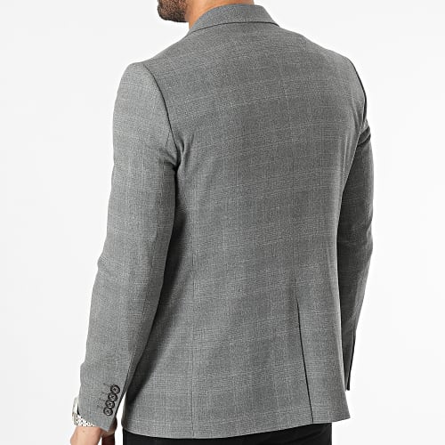 Veste Blazer Gris Anthracite Chiné