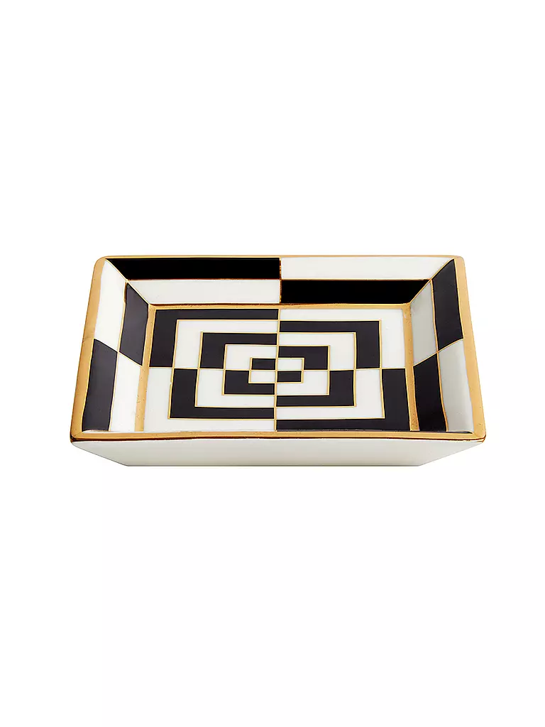 JONATHAN ADLER Schale OP ART 11,5cm Black / White schwarz