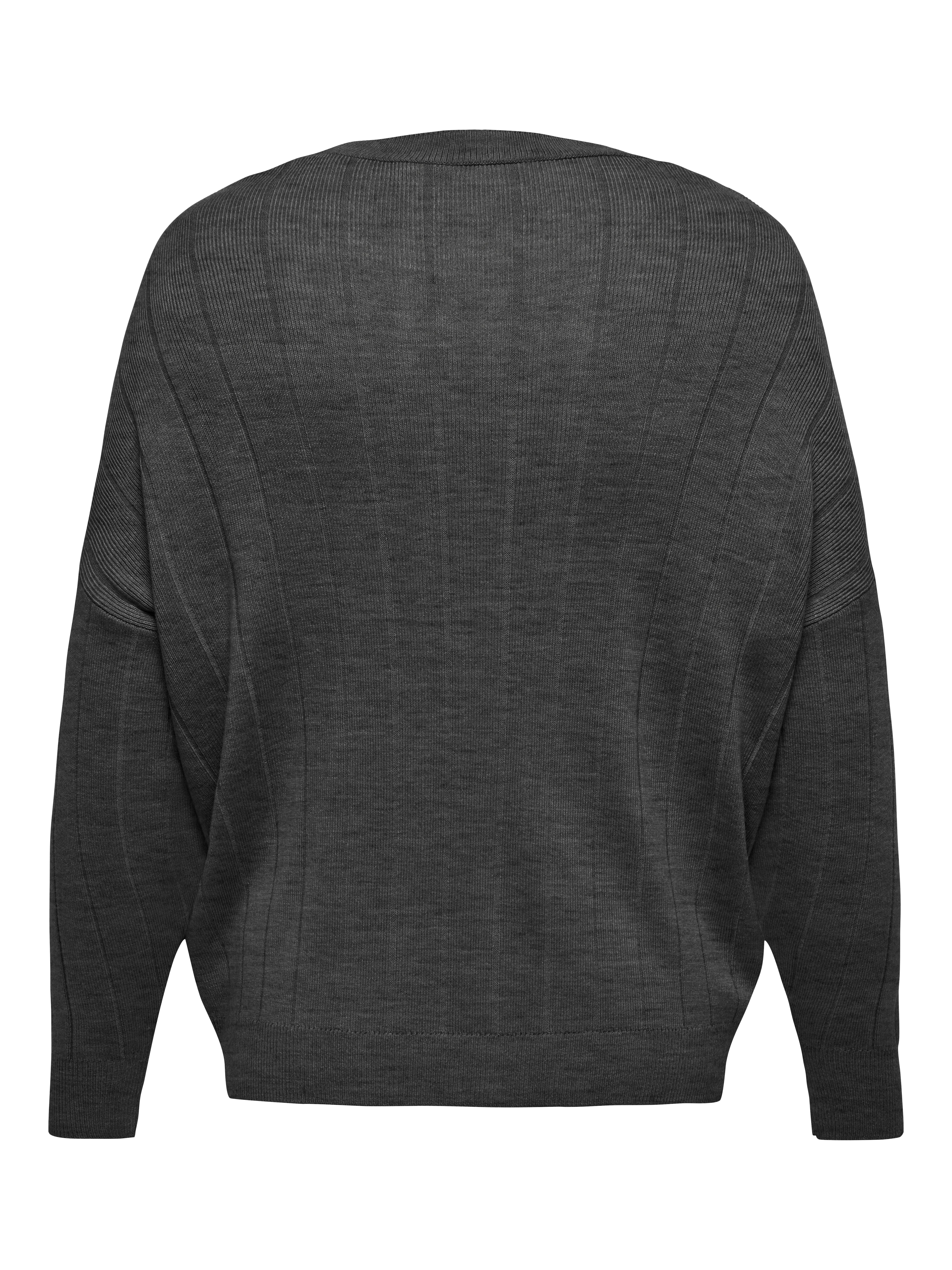 CARTESS Strickpullover Dark Grey Melange