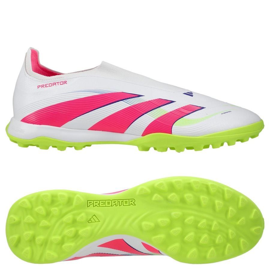 adidas Predator League Laceless TF Celestial Victory - Blanc/Lucid Pink/Lucid Lemon