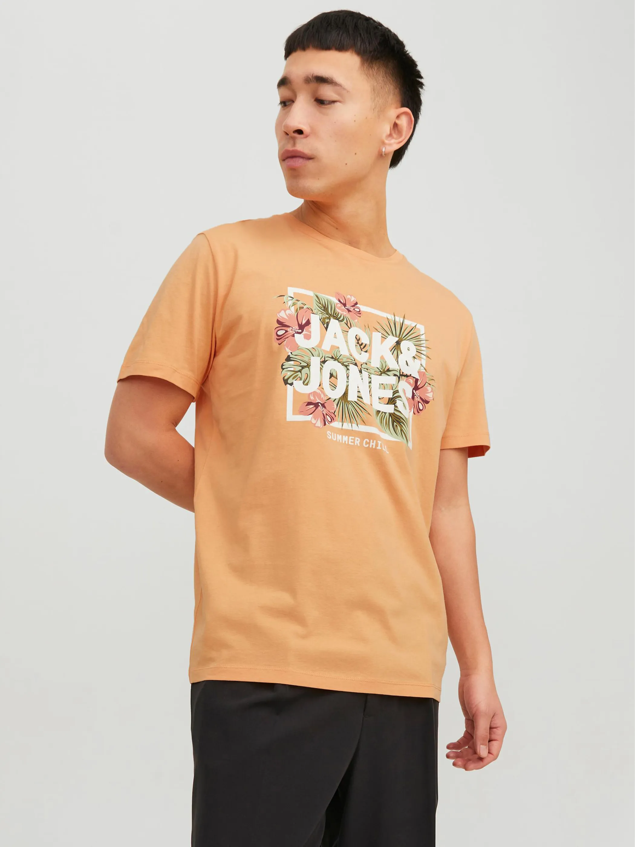 Jack&Jones JJBECS SHAPE TEE SS C T-Shirt