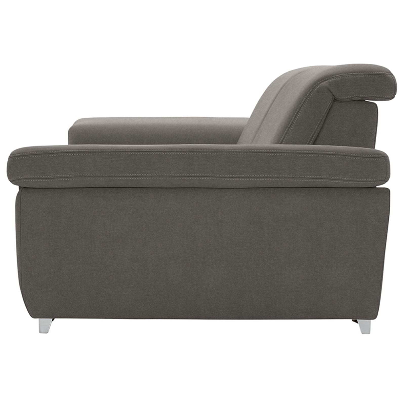 polsterpower 3-Sitzer Boxspringsofa - Belle grey - Basismodell