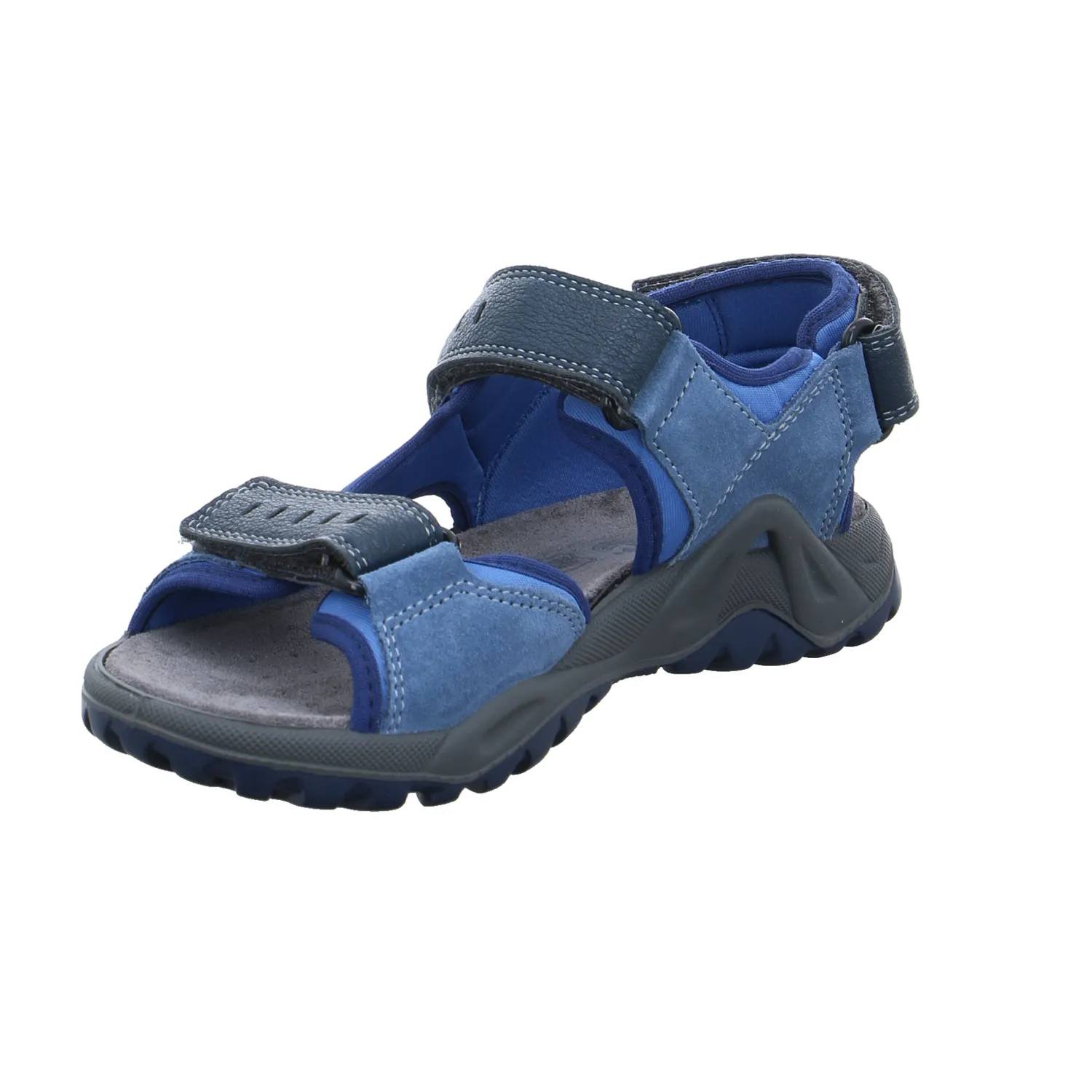 IMAC Jungen-Sandale Jeansblau Leder  Sommerschuh