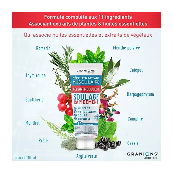 Gel Relaxante Muscular Granions 100ml