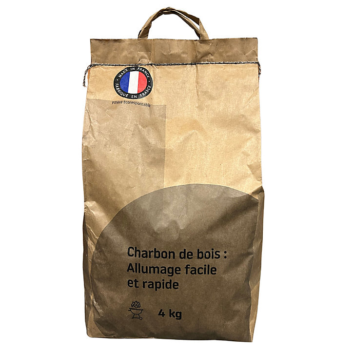 Charbon de bois 4kg allumage facile