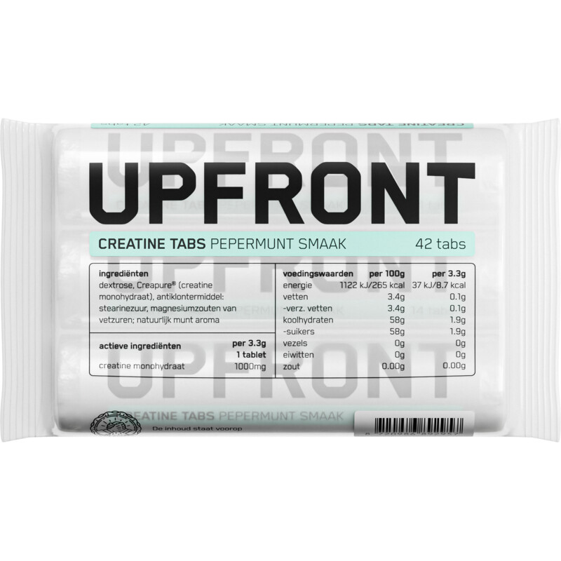 Upfront Creatine tabs pepermunt smaak