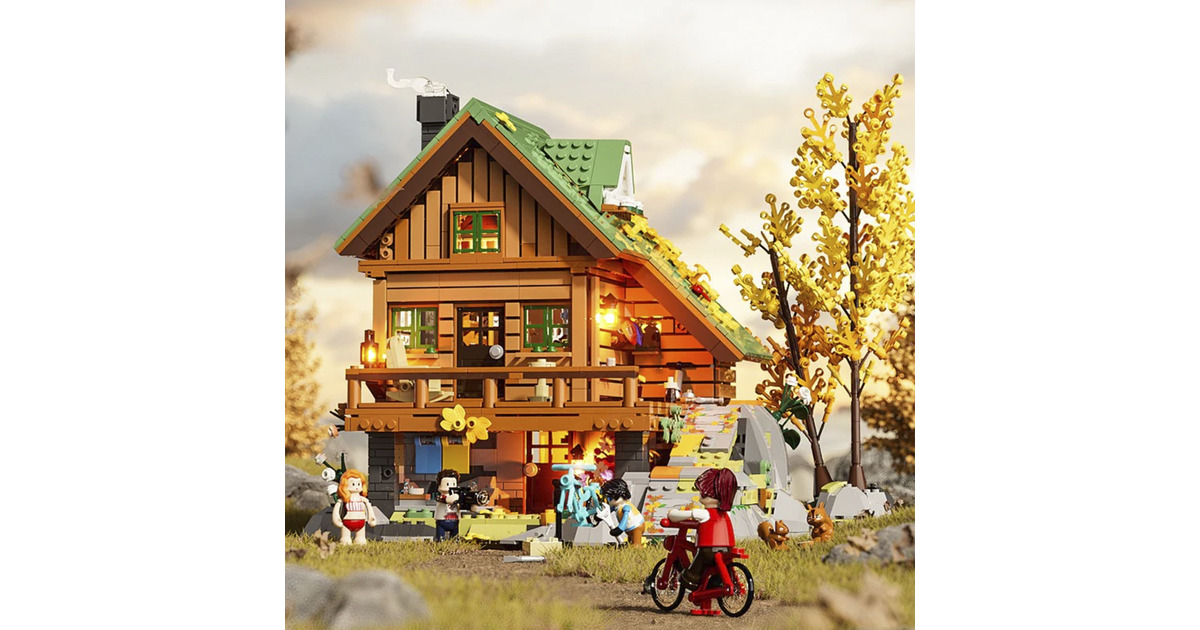 LumibricksRetro House - Mountain Cabin Constructiespeelgoed  (F9035)