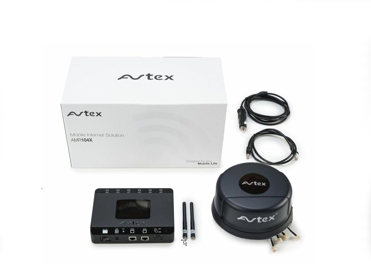 Avtex AMR104X 4G/Wifi Dual Sim - Black