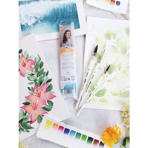 KUM® Loose Painting Aquarellpinsel-Set, 3-teilig