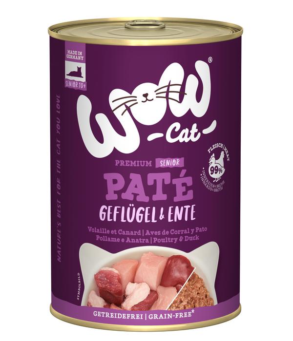 WOW® Cat Nassfutter für Katzen Premium Paté