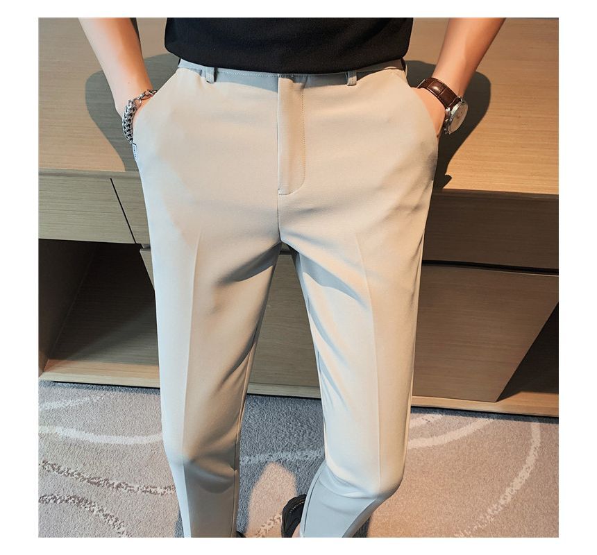 Deepwood - taps toelopende cropped pantalon