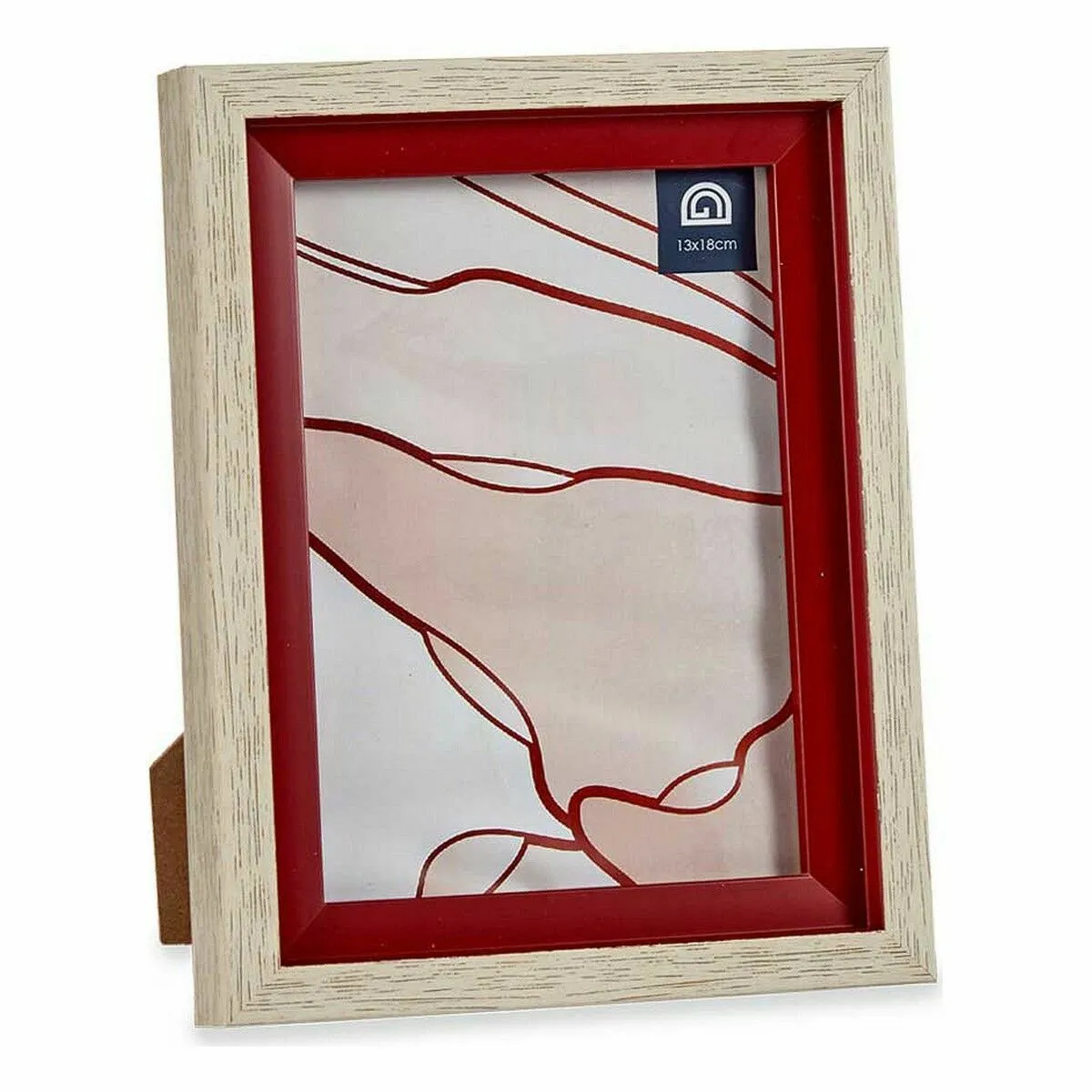 Gift Decor Cadre Photo (6 Unités) - Rouge/Marron
