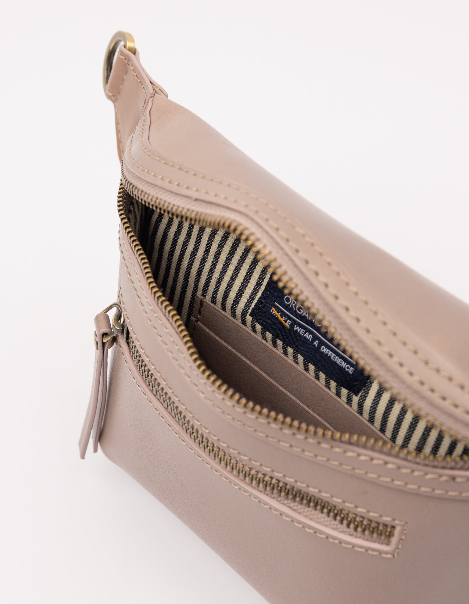 Beck's Bum Bag - Pale Mauve Classic Leather