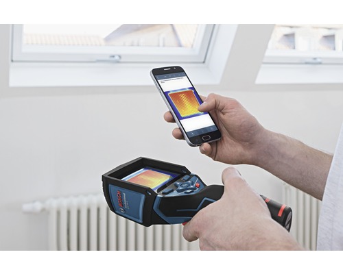 Bosch Professional GTC 400 C warmtebeeldcamera/thermodetector, inclusief 1x GBA 12V (1,5Ah) accu, lader en L-BOXX 136