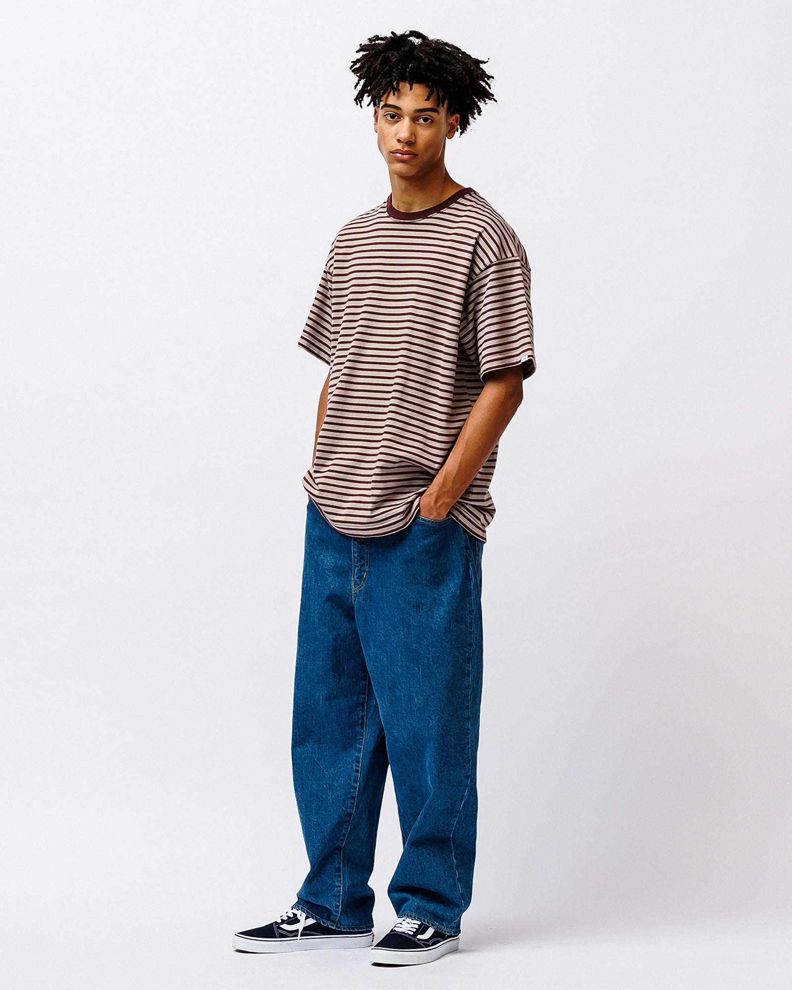 WTAPS<br>Blues Straight / Trousers / Cotton. Denim