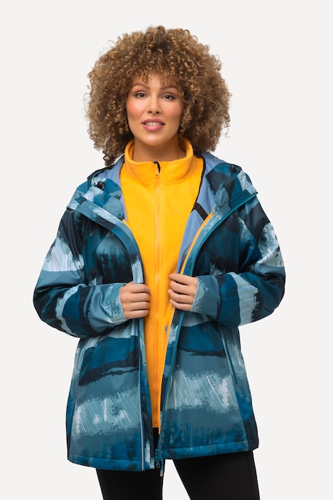 HYPRAR 2-in-1-Fitnessjacke, wasserdicht, 2-Wege-Zipper