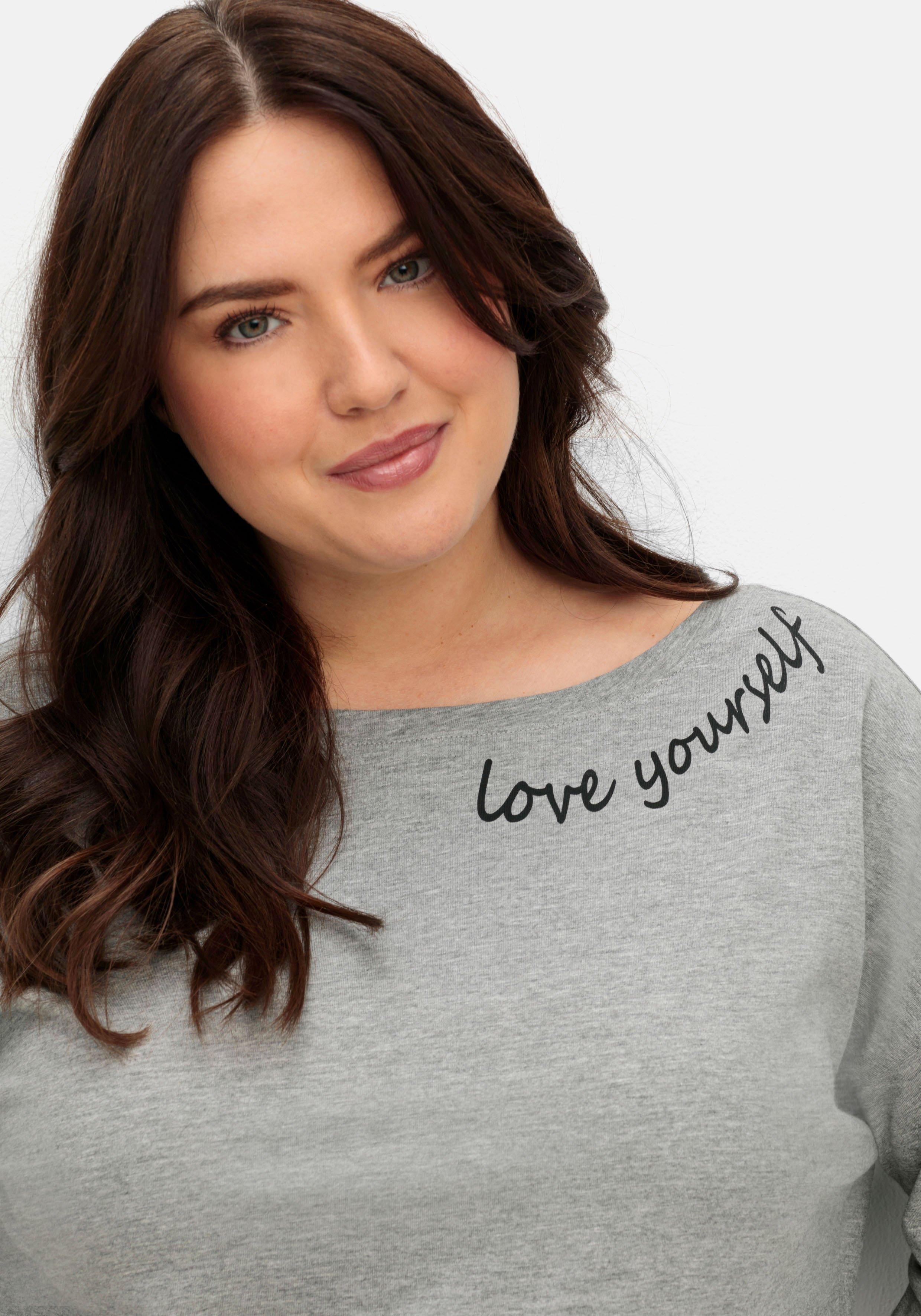 Oversized-Shirt mit Bindeband am Saum