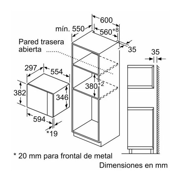 Microondas Balay Encastre 3CG5172N2