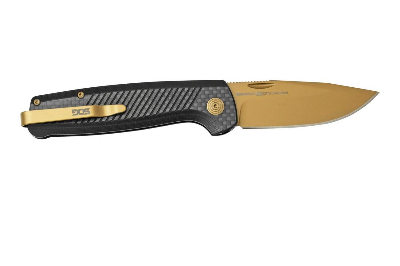 SOG Terminus SJ LTE Carbon Gold TM1007-BX slipjoint zakmes