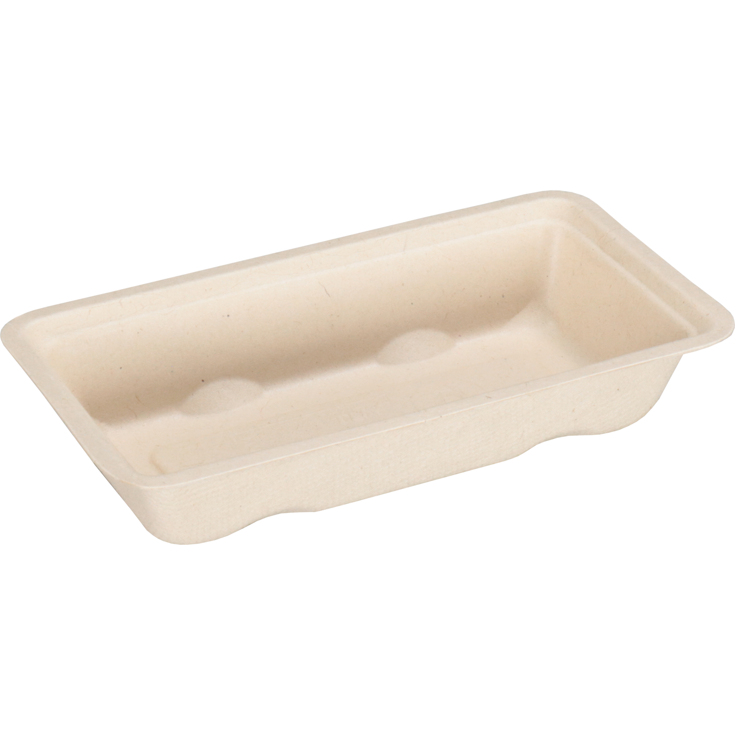 Depa Bak, Bagasse (suikerrietpulp), A5, snackbak, 150x77x30mm, naturel