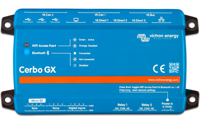 Victron Energy Cerbo GX MK2 Steuer- und Kommunikationszentrale 8–70 V DC