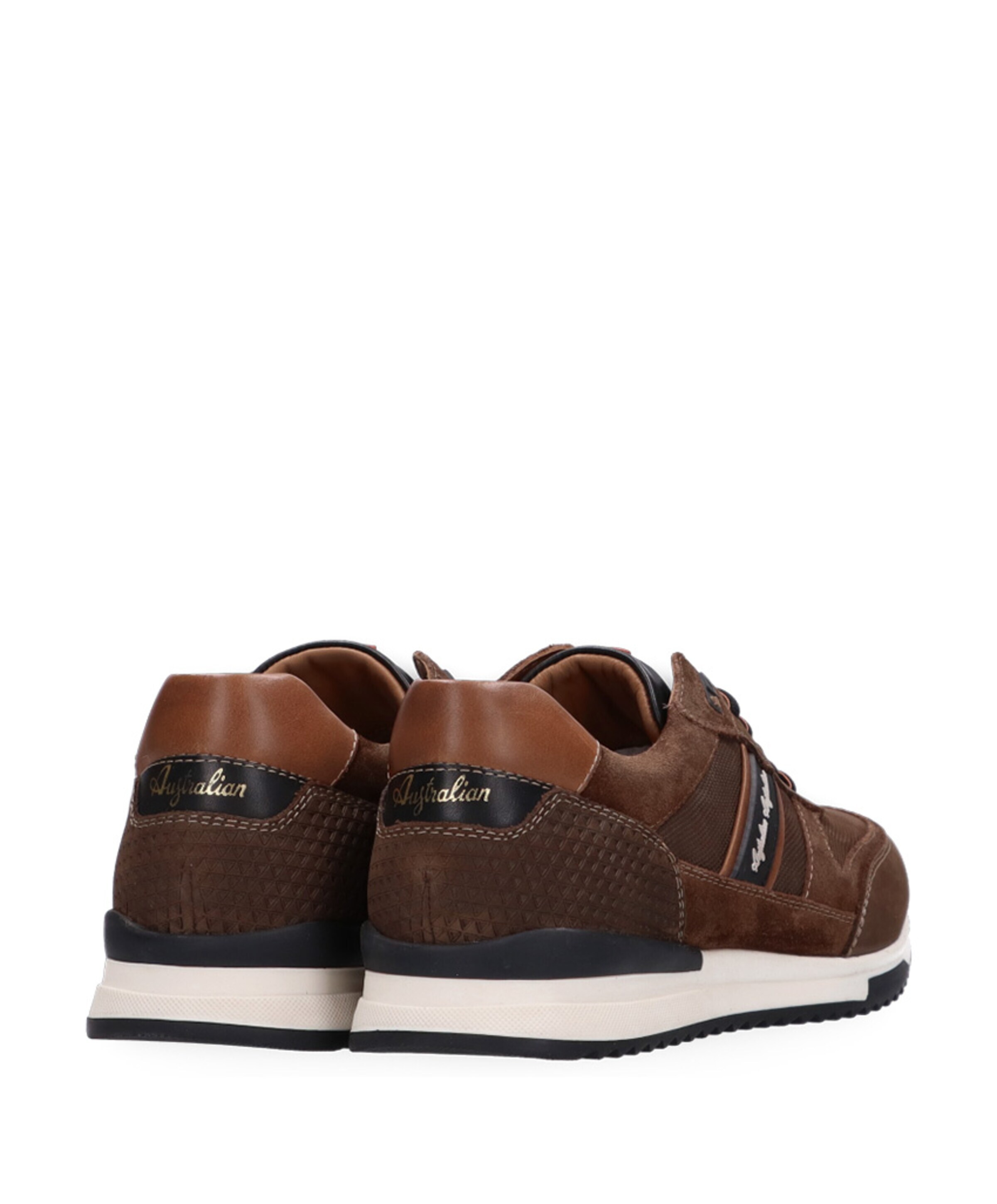 Australian Filmon leather heren sneakers bruin
