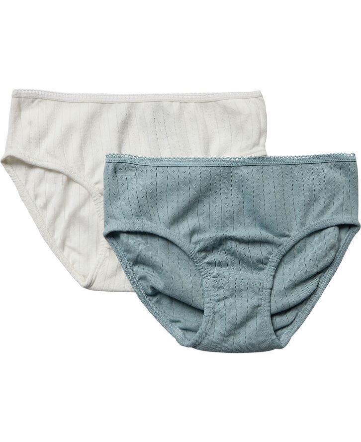 Magasin du Nord Collection Ava briefs 2-Pack - Organic GOTS Arona / star white
