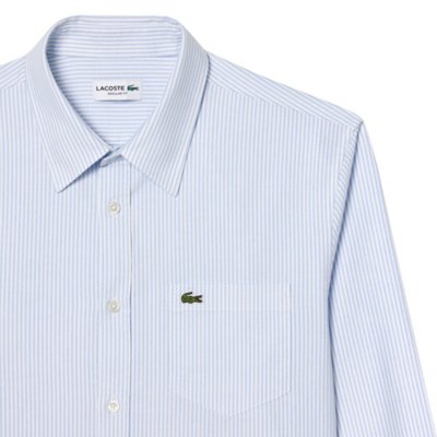 Chemise à manches longues homme en coton LACOSTE