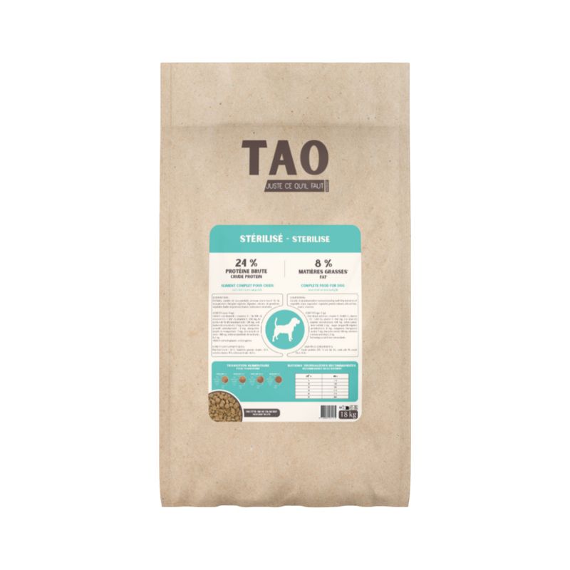 Nutrivet TAO Chien stérilisé bœuf