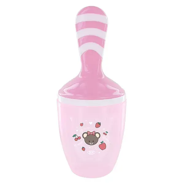 Pirulito dBb Remond translúcido rosa com sabor
