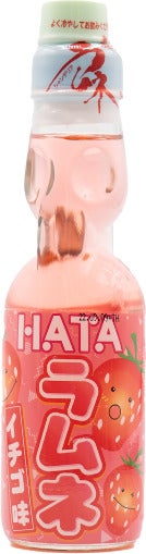 Hatakosen Ramune aardbei 200 ml