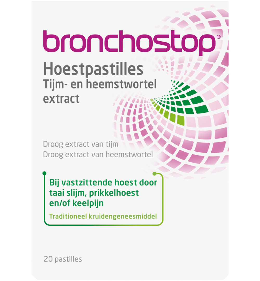 Bronchostop Hoestpastille tijm heemst (20 stuks)