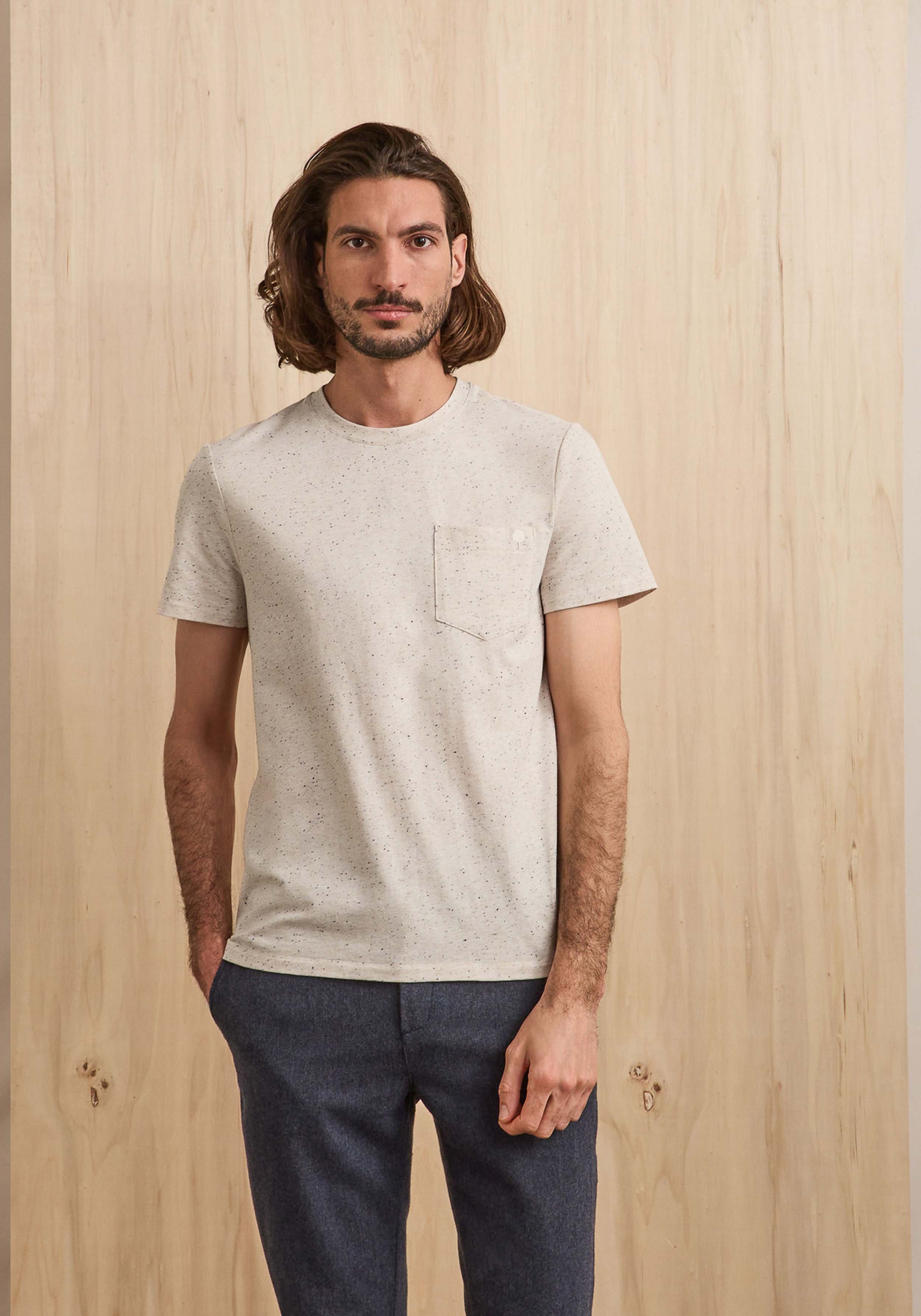 Faguo T-Shirt Olonne Knit Ecru