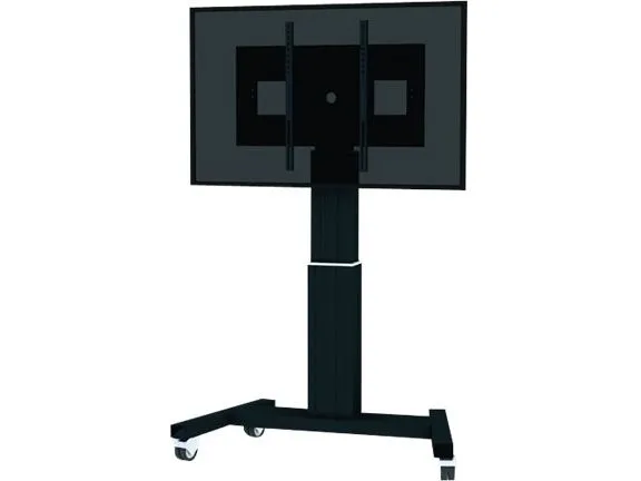 Neomounts PLASMA-M2500 - Vogn med hjul - motoriseret - for fladt panel/AV-udstyr - sort, RAL 9005 - skærmstørrelse: 42