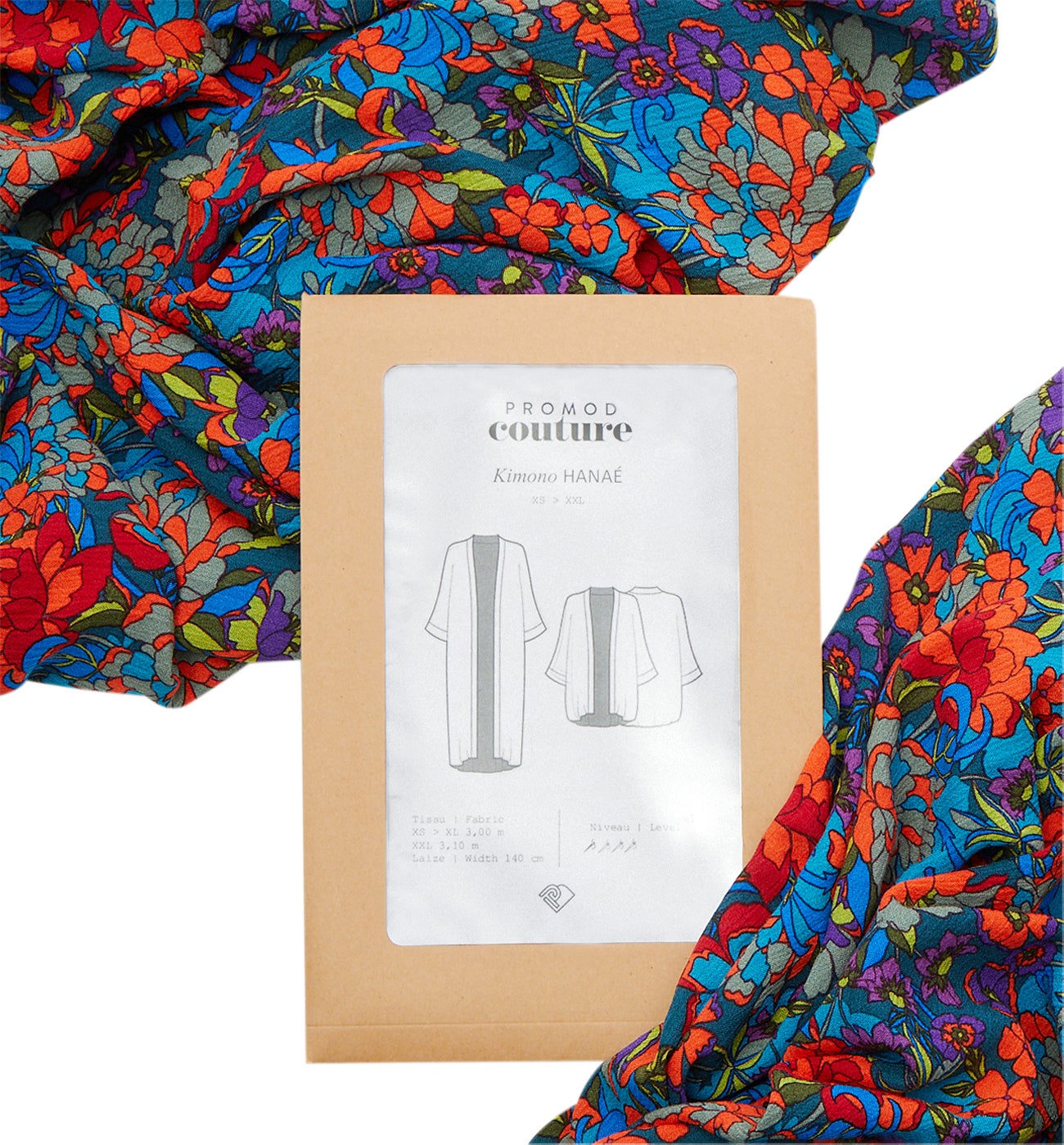 Patron papier kimono HANAé - Sans coloris