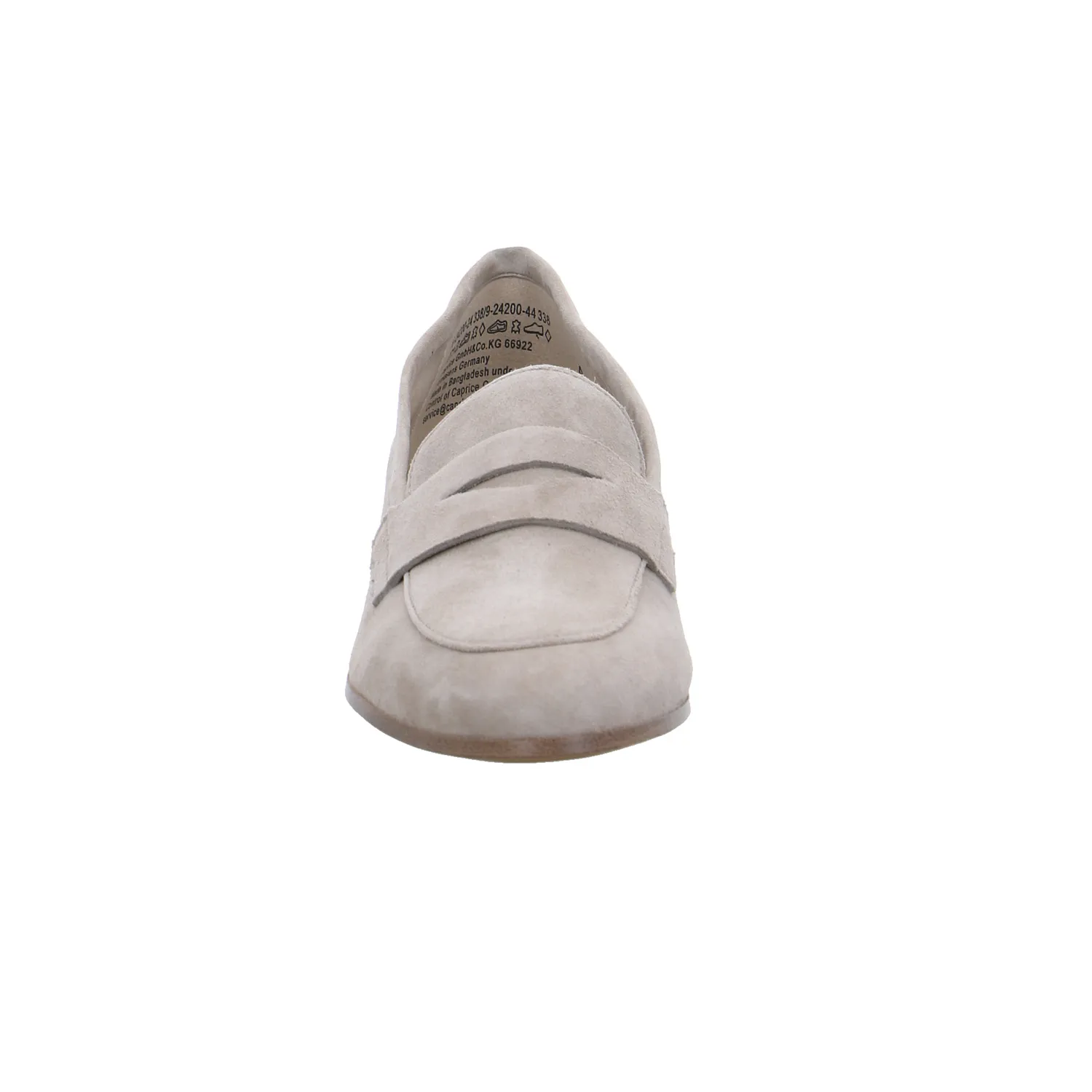 CAPRICE Slipper Taupe Leder  