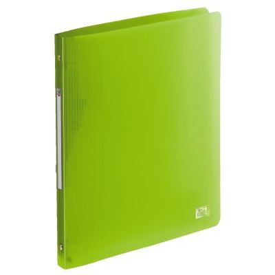 Oxford School Life - Classeur 4 anneaux - Dos 20 mm - A4 - pour 100 feuilles - disponible dans différentes couleurs translucides