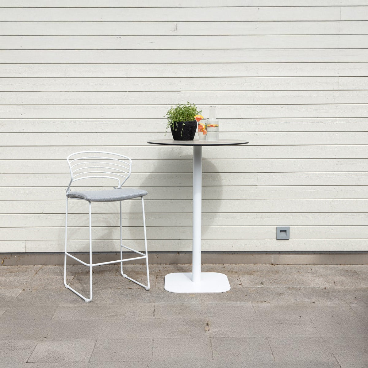 FjÃ´rd - Bartafel Wit Ã70cm - Staal - Milano