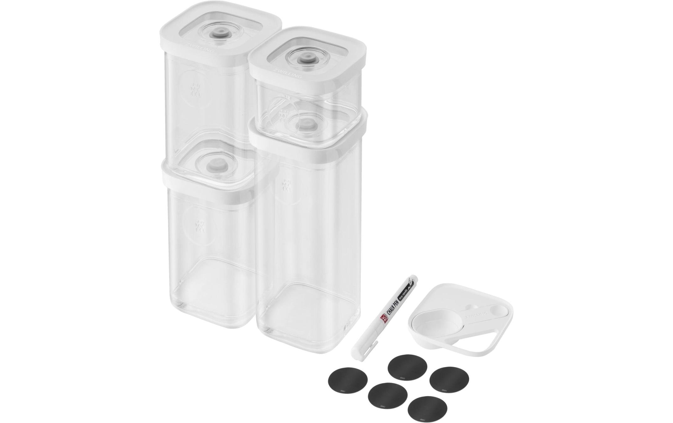 Vakuumier-Behälter Fresh and Save Cube Box Set 6-teiligBoxen mit innovativer Vakuumfunktion