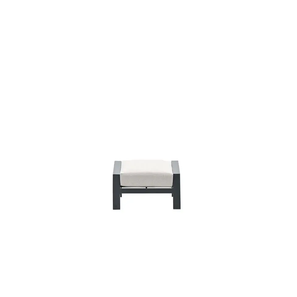 Lincoln voetenbank - carbon black - desert sand