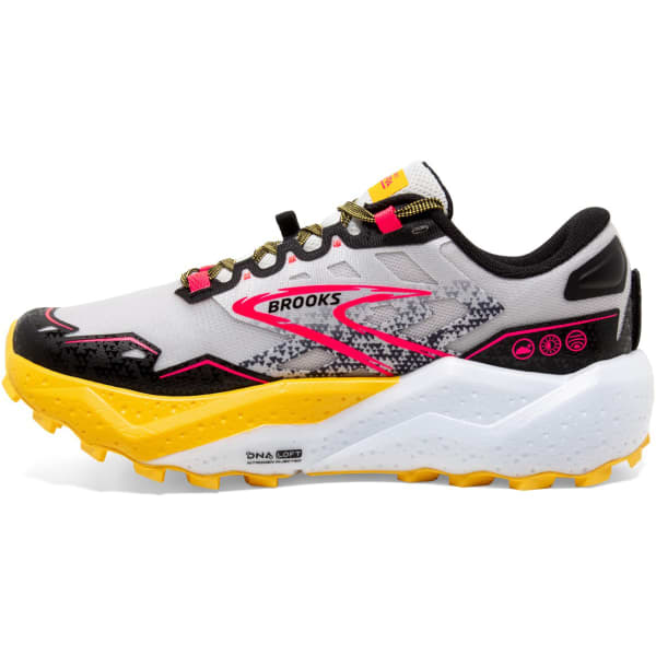Chaussure trail BROOKS CALDERA 7 W LUNAR ROCK/LEMON CHROME/BLACK