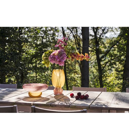 Villa Collection Styles Vase, Rose/Yellow