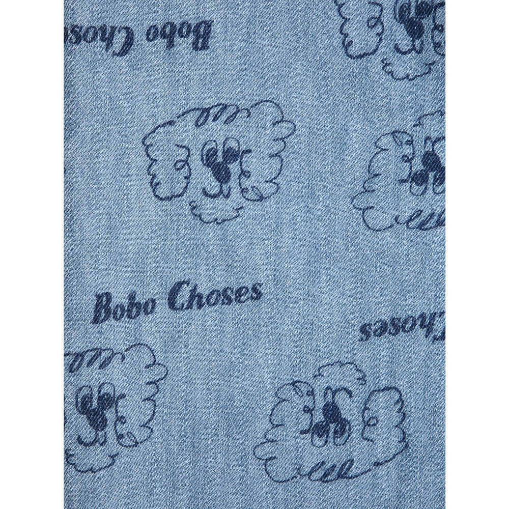 Køb Bobo Choses Prussian Blue Pickles The Dog All Over Light Denim Bukser