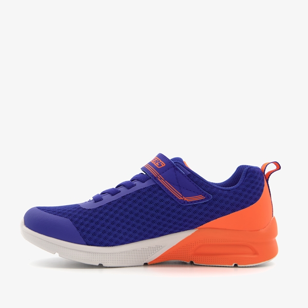 Skechers Microspec Max kinder sneakers blauw